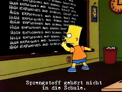 S03F04 - Sprengstoff gehört nicht in die Schule