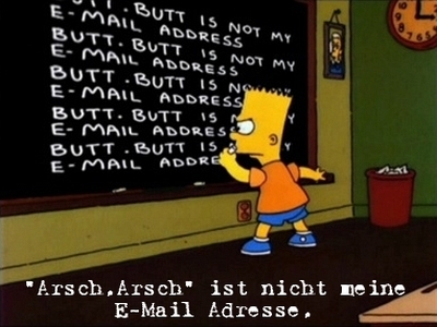 S10F05 - arsch.arsch ist nicht meine E-Mail-Adresse