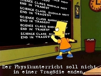 S12F08 - Der Physikunterricht soll nicht in einer Tragödie enden