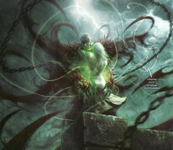 Spawn und die mysteriöse Dame.