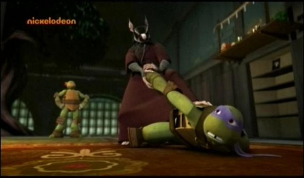 Donatello hat leider noch ein paar Kampfdefizite.