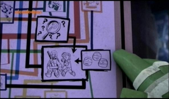 Donatellos Allzweckplan, um die Liebe von April zu gewinnen.