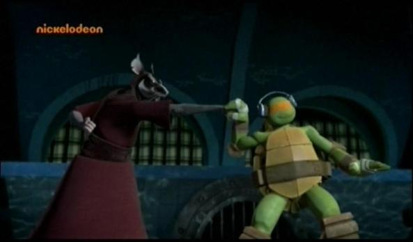 Mikey kann kämpfen ohne nachzudenken.