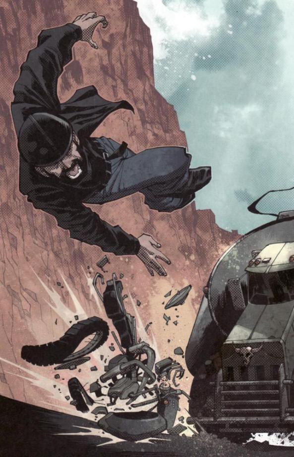 Ein Trucker gegen eine Gruppe von Bikern. Wer hat wohl die besseren Chancen?