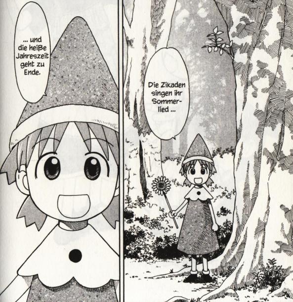 Yotsuba als Zikade.