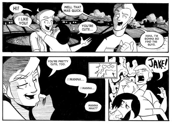 Yale und sein Freund werden standesgemäß begrüßt.