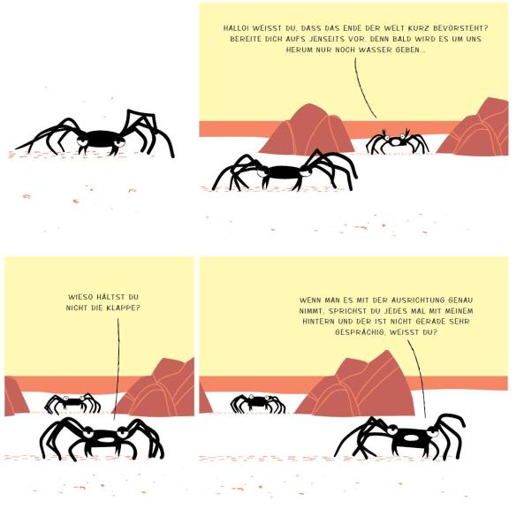 Keine Chance aus ihrem geradlinigen Leben auszubrechen.