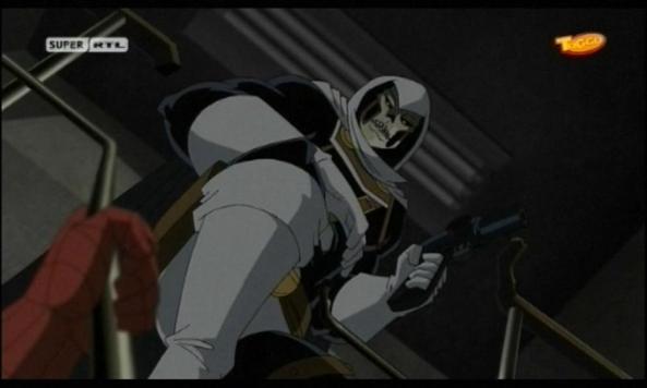 Taskmaster schnüffelt an der Midtown High herum.