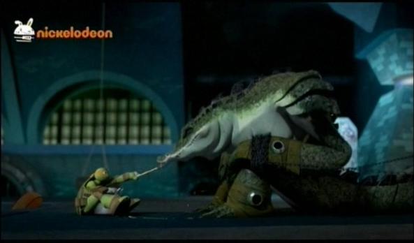 Raubtierfütterung unter Reptilien.