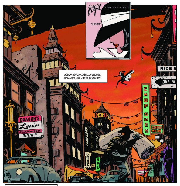 Silhouette. Eine der faszinierendsten Figuren dieses Bandes.