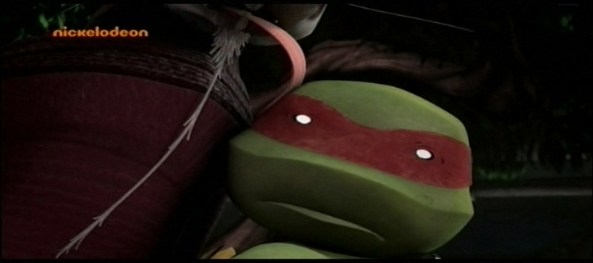 Meister Splinter demonstriert unübliche Kampfmethoden.