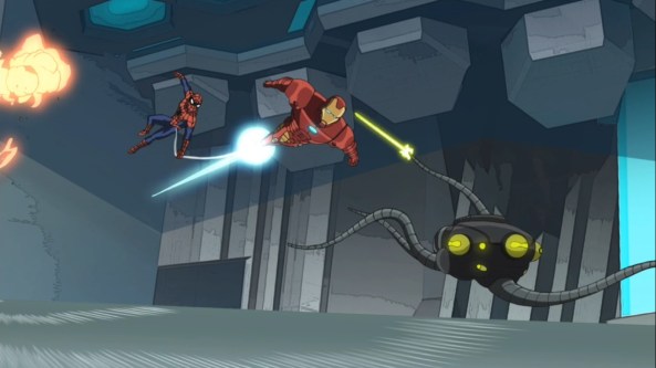 Ein Octobot ist bei Tony Stark eingebrochen.