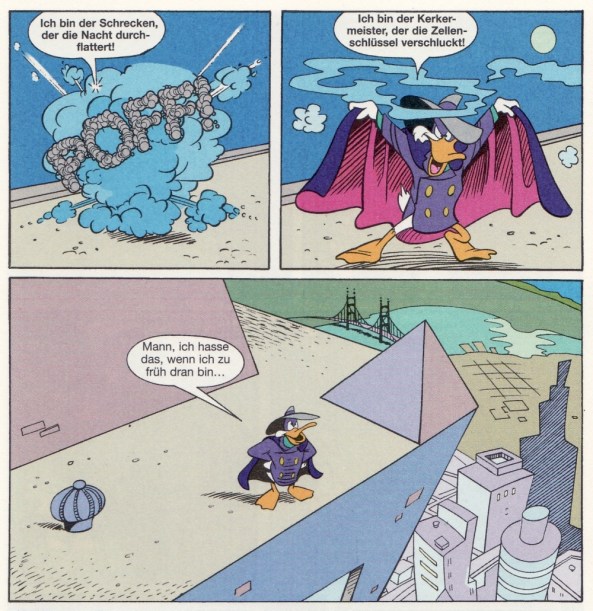 Die frühen Abenteuer von Darkwing Duck.