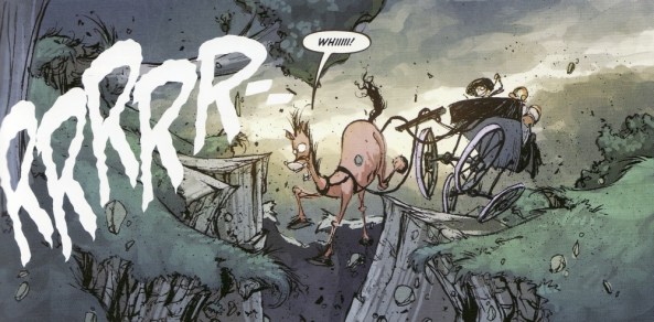 Durch ein Erdbeben geht es ab in die Fabelwelten.