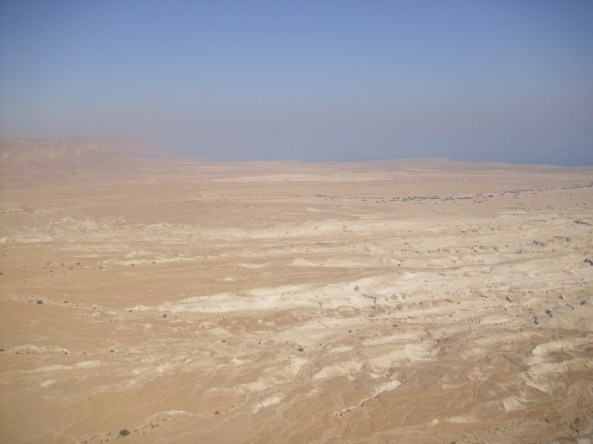 Die Aussicht vom Berg Masada