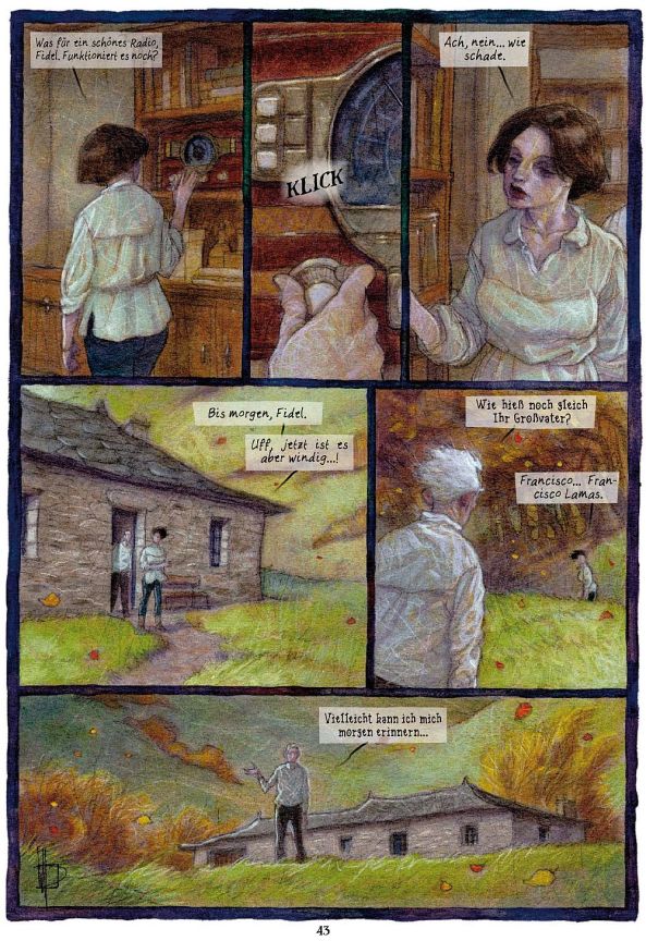 Sabela besucht Fidel in seiner Hütte