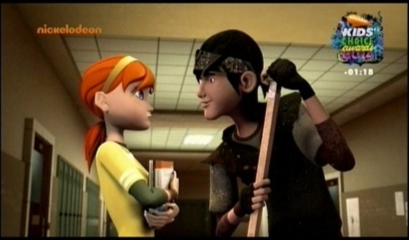 April macht Bekanntschaft mit Casey Jones.