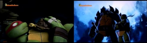 Spike, vorher und nachher.