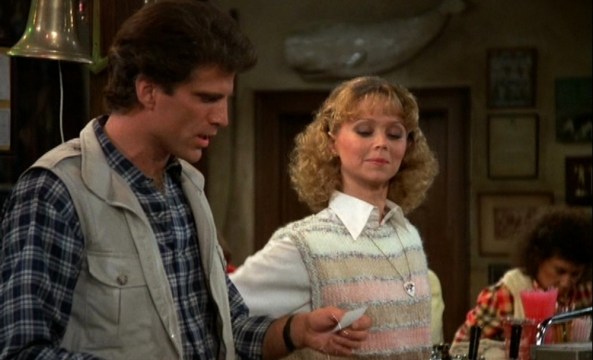 Sam ist begeistert von Dianes Geschenk.