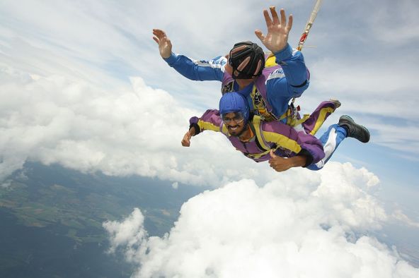 Aus rund 4000 Meter Höhe