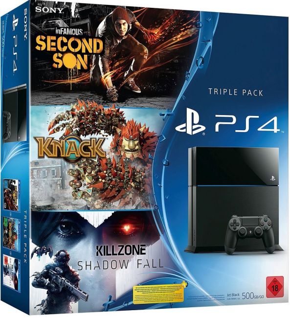 Das Ps4 Paket mit 3 Spielen