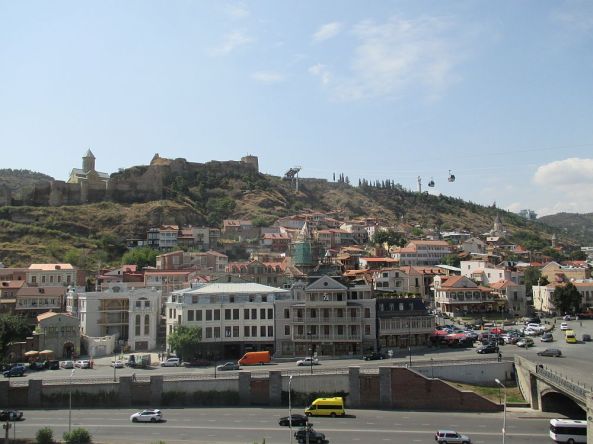 In der Hauptstadt von Georgien