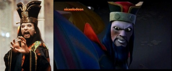 Lo Pan und Ho Chan. Eine gewisse Ähnlichkeit ist wohl vorhanden.