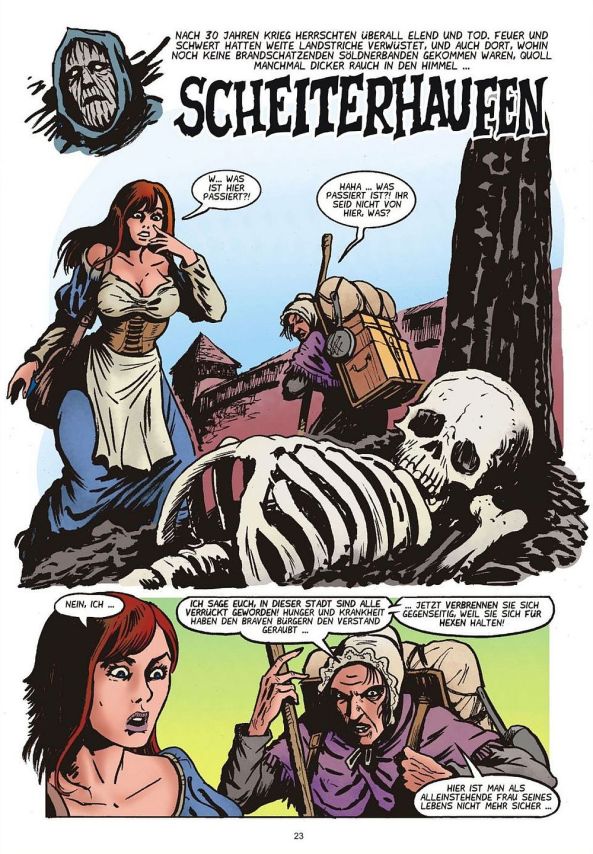 Hexen gehören auf den Scheiterhaufen