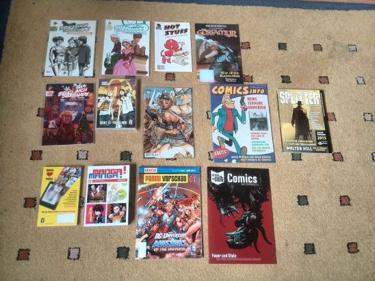 Meine Comic Lieferung im April 2015