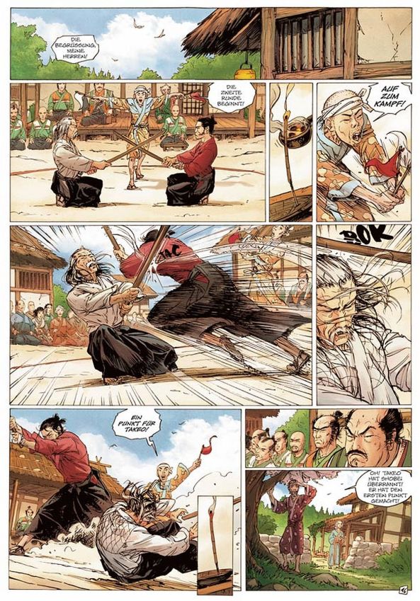 Shobei und Takeo, zwei ebenbürtige Gegner