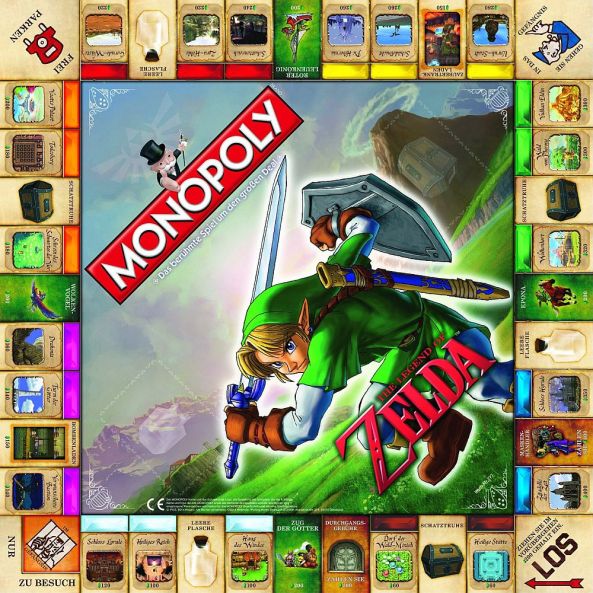 Monopoly The Legend of Zelda Spielbrett