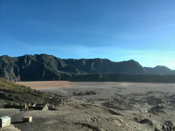 Die Umgebung am Bromo Vulkan