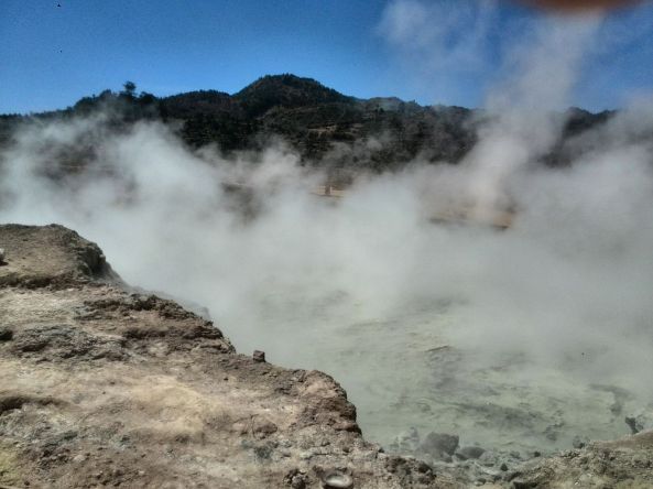 Vulkankrater Sikidang