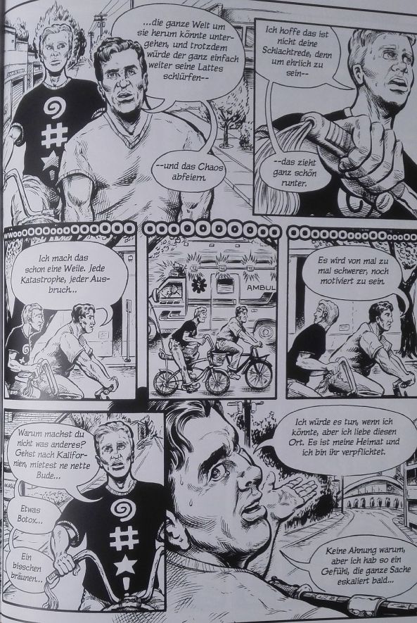 Bud und Michael unterwegs zum Hauptquartier