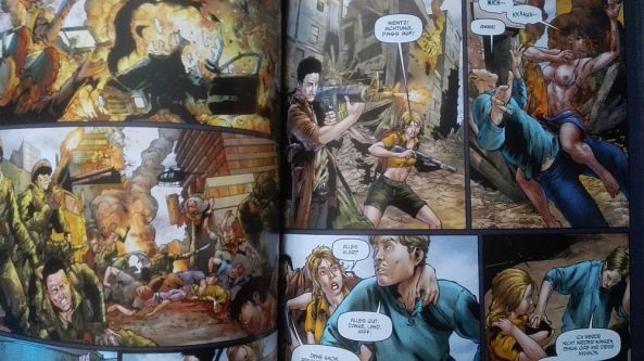 Explosionen und harte Kämpfe