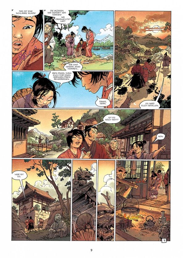 Ririko und ihr Dorf.