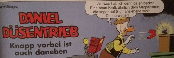 Daniel Düsentrieb und seine Erfindungen.