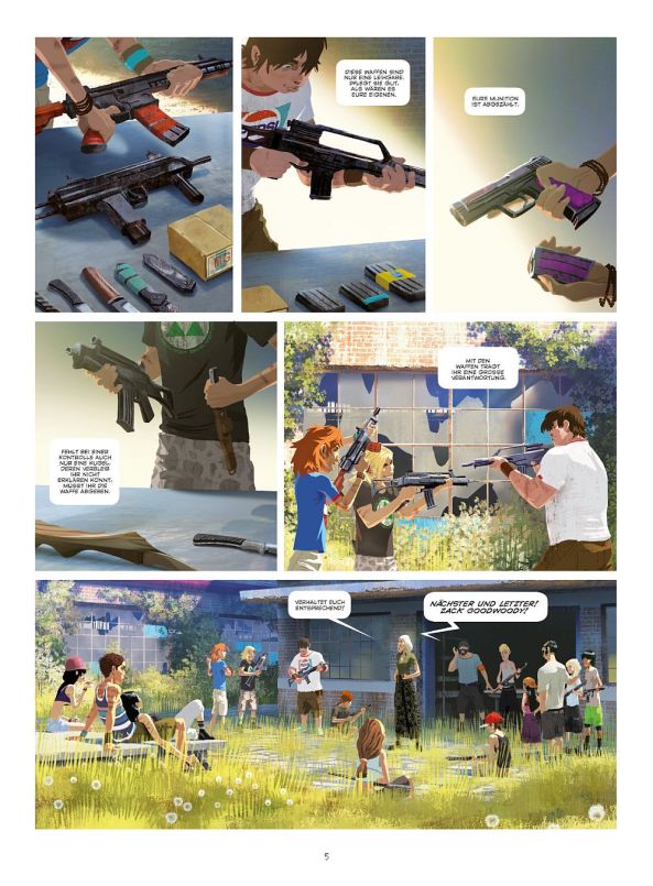 Waffen werden verteilt ...