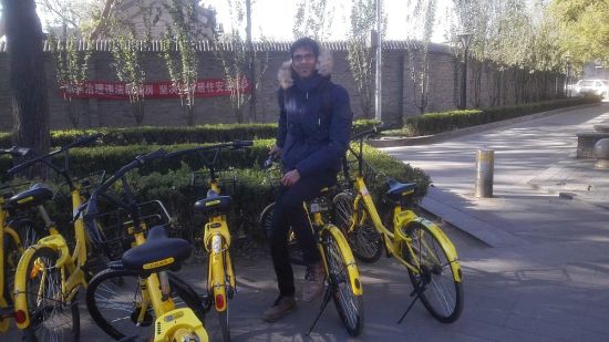 Mit dem Fahrrad durch Peking