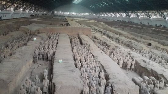 Besichtigung der Terrakotta-Armee