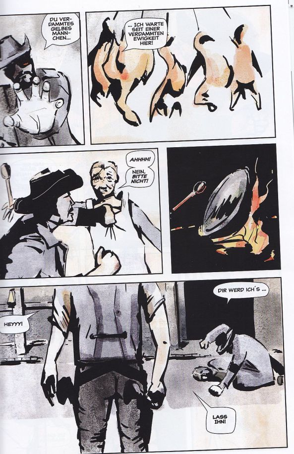 Hier gab es eine Schlägerei ...