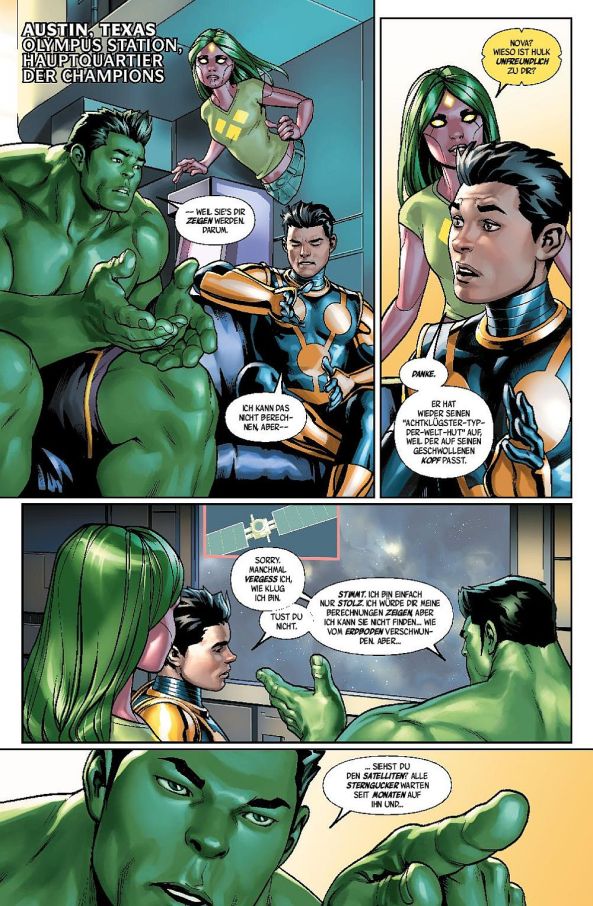 Im Hauptquartier der Champions ...