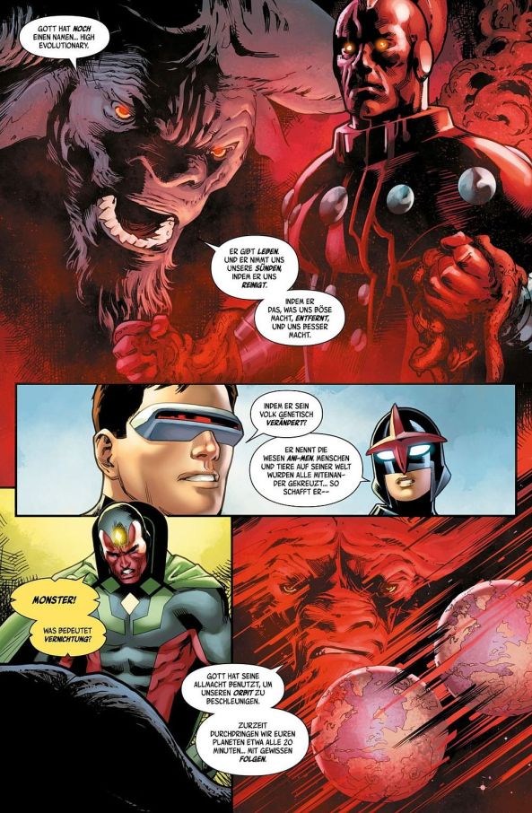 Die Avengers und die Champions erfahren über die Pläne des High Evolutionary ...