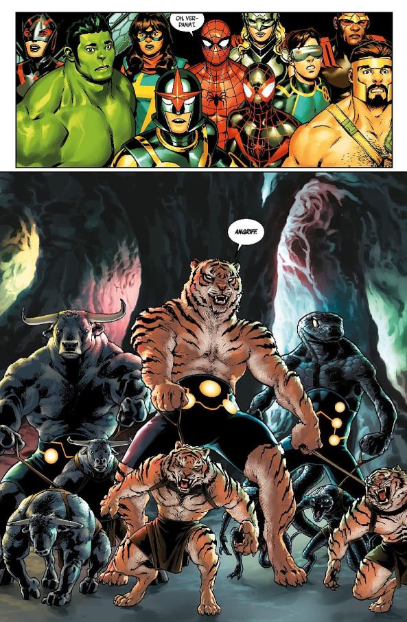 Seltsame Tier Monster greifen an