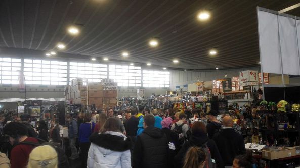 Getümmel auf der Messe