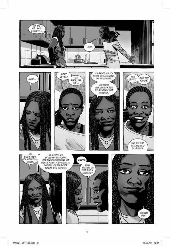 Michonne und ihre Tochter