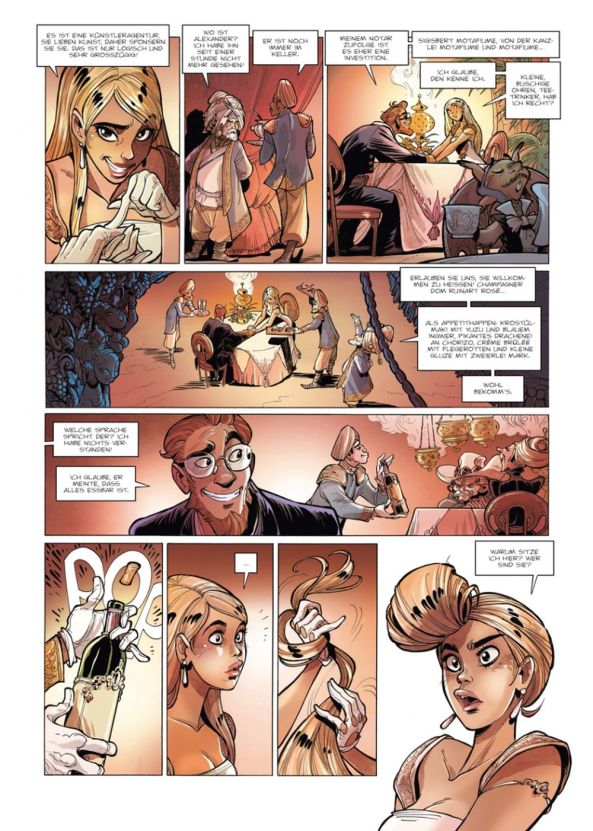 Der Kellermeister ergreift Besitz von Ludmilla ihrem Geist. 