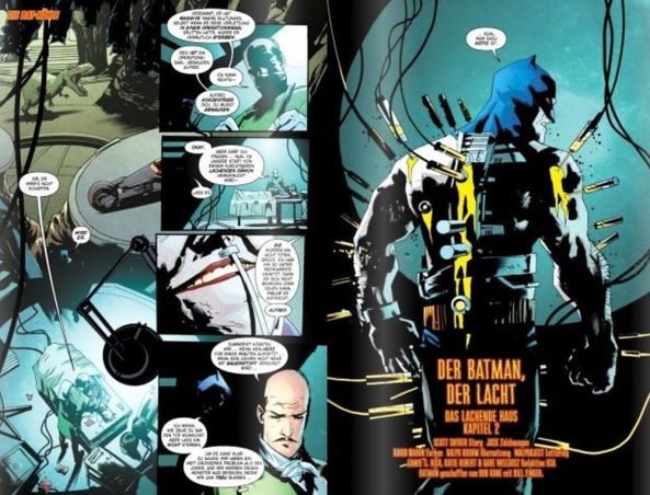 Batman muss sich mit dem Jokertoxin-Gegenmittel schützen